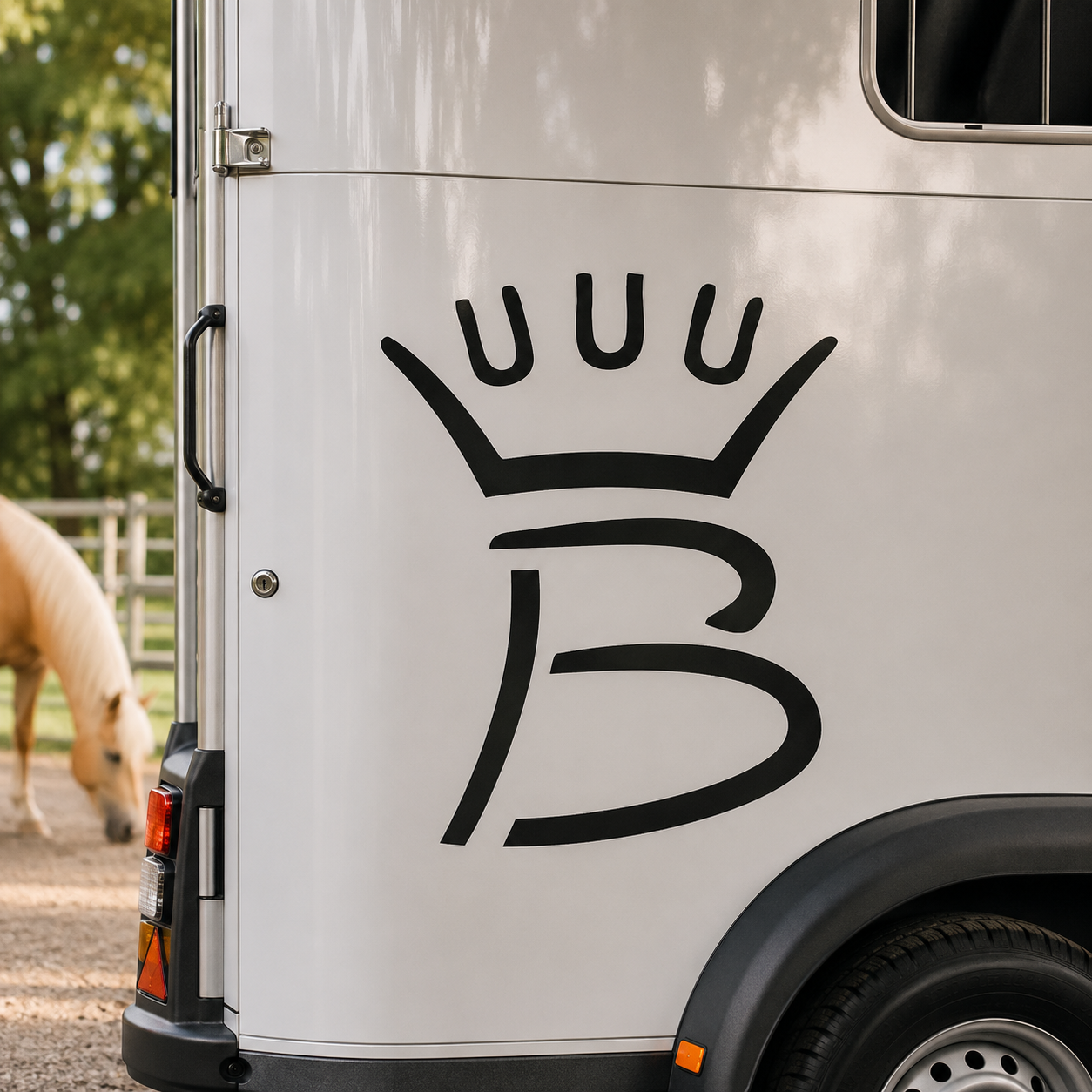 Aufkleber Pferde-Brandzeichen – Belgisches Sportpferd