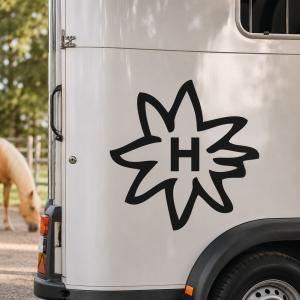 Aufkleber Pferde-Brandzeichen – Haflinger