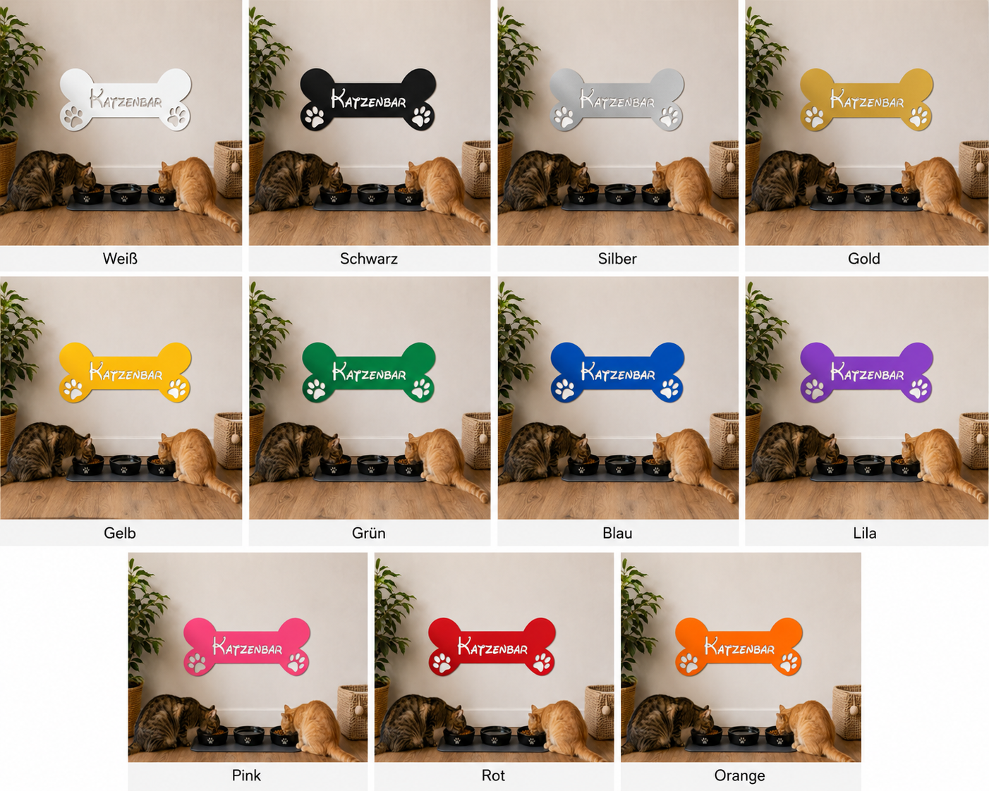 Wandtattoo Katzenbar – Bild 2