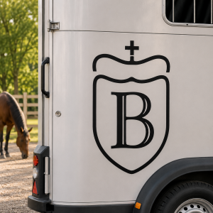 Aufkleber Pferde-Brandzeichen – Bayrisches Warmblut