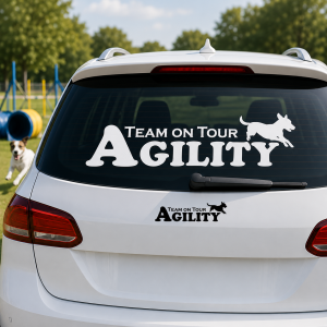 Aufkleber Hundesport – Agility Jack Russell