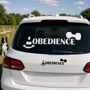 Aufkleber Hundesport – Obedience