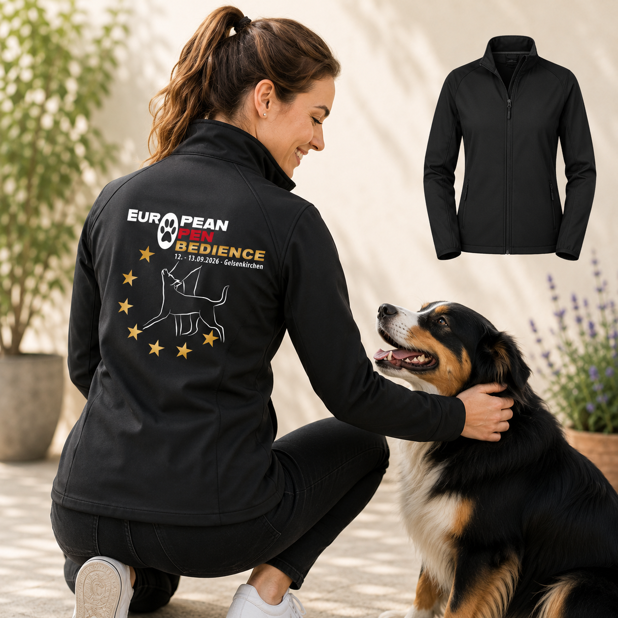 Damen Softshelljacke – European Open Obedience 2026