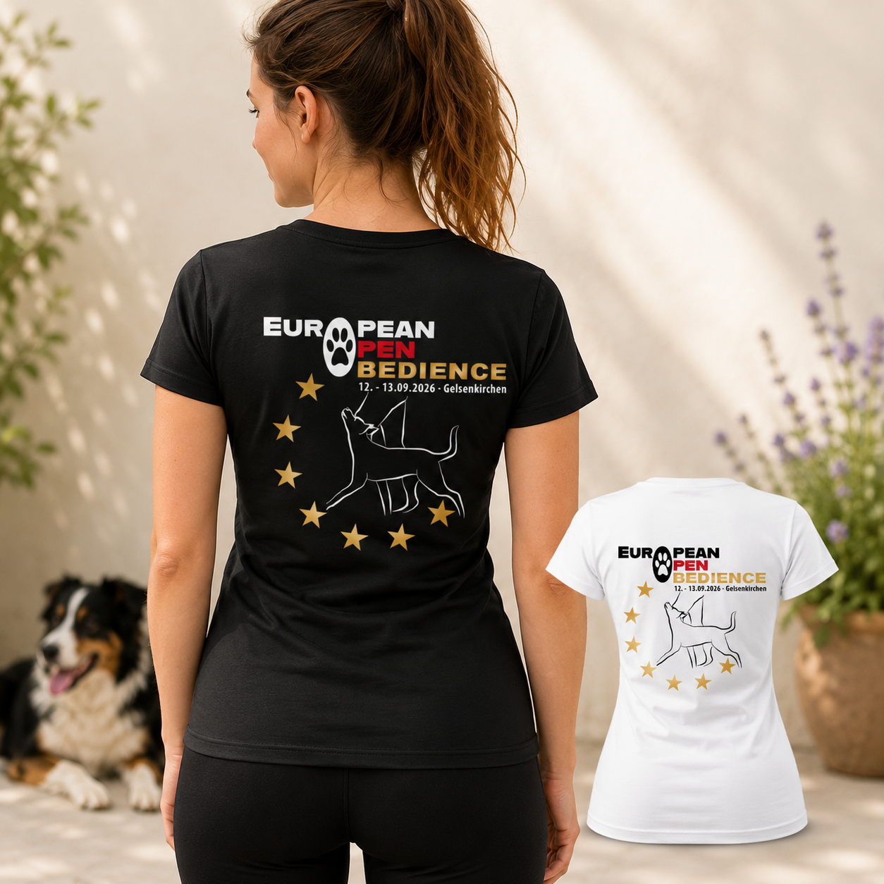 Damen T-Shirt – European Open Obedience 2026
