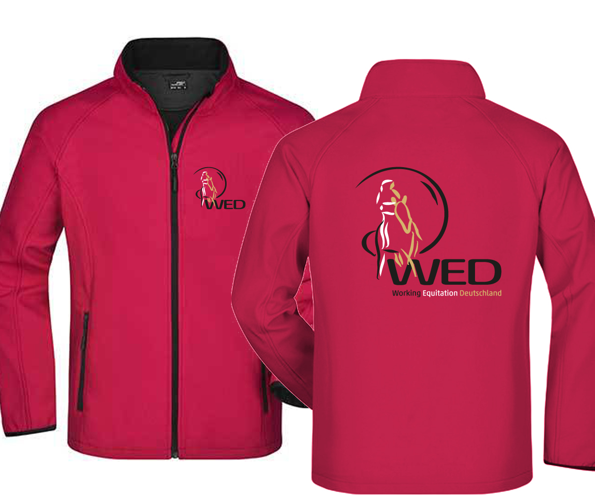 Herren WED Premium Softshelljacke – Bild 2
