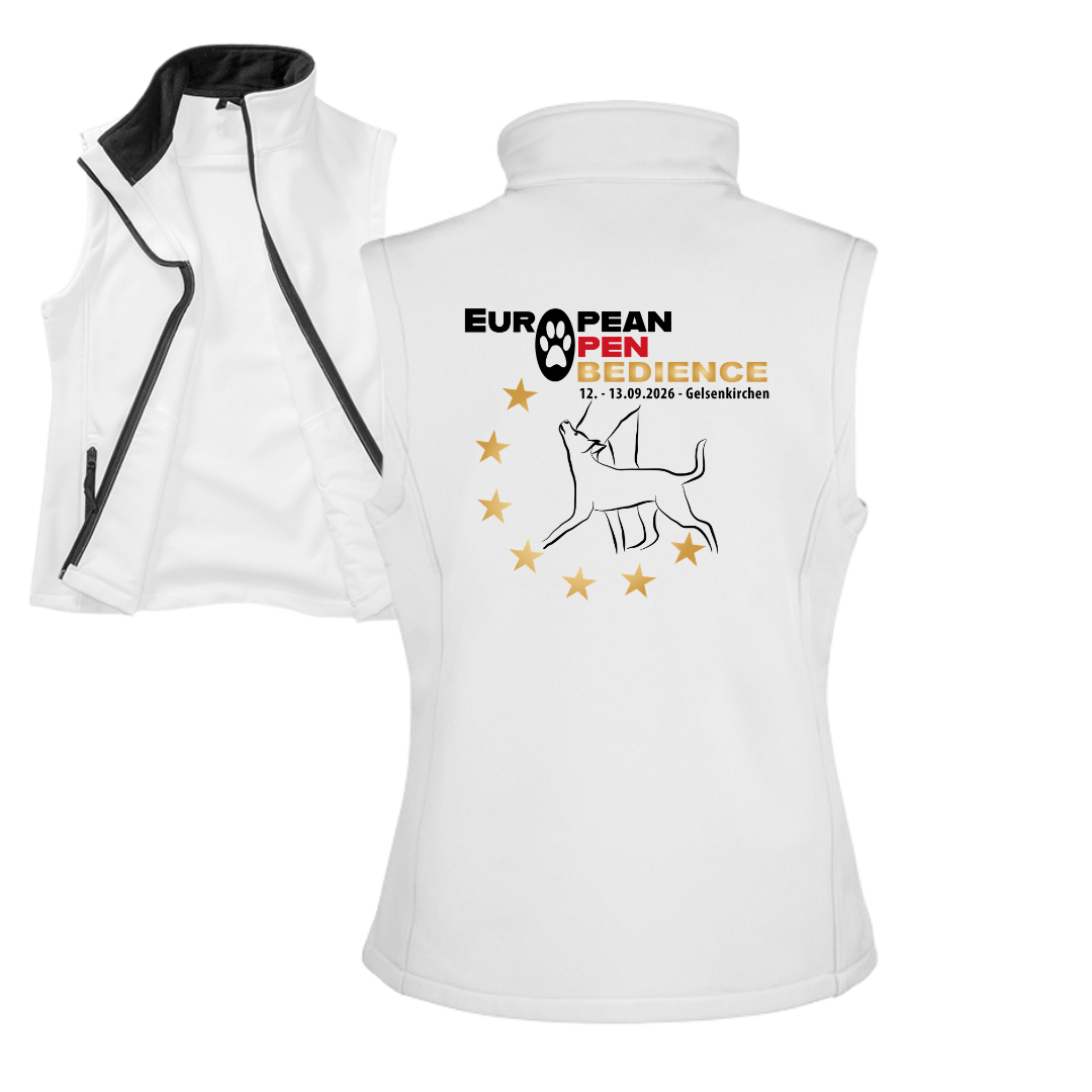 Damen Softshellweste – European Open Obedience 2026 – Bild 2