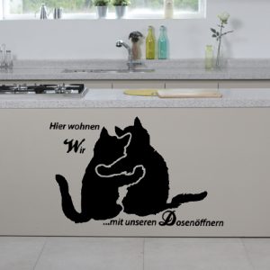 Wandtattoo für Katzenfans
