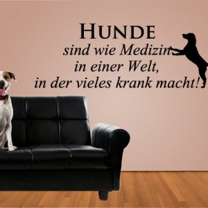 Wandtattoo für Hundefreunde
