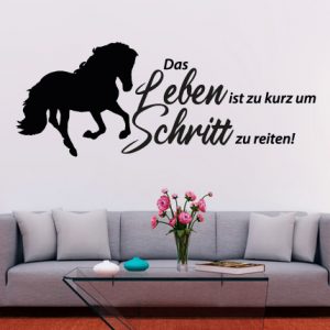 Wandtattoo für Pferdefans