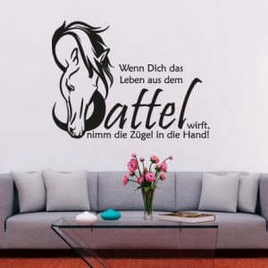 Wandtattoo für Pferdefans