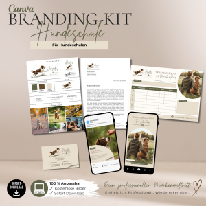 Branding Kit „Hundeschule Muster“ für Hundeschulen & Hundetrainer