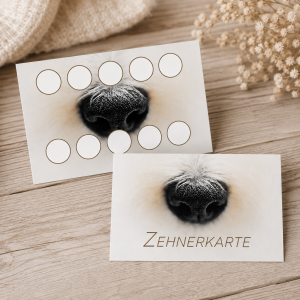 Bonuskarte Hund – Zehnerkarte für Hundeschulen & Tierphysiotherapie