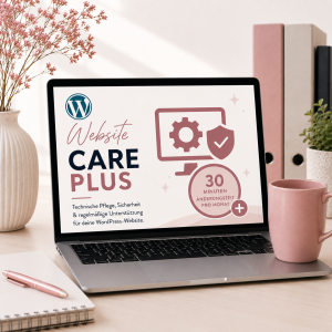 Website Care Plus – WordPress-Pflege inklusive regelmäßiger Änderungen