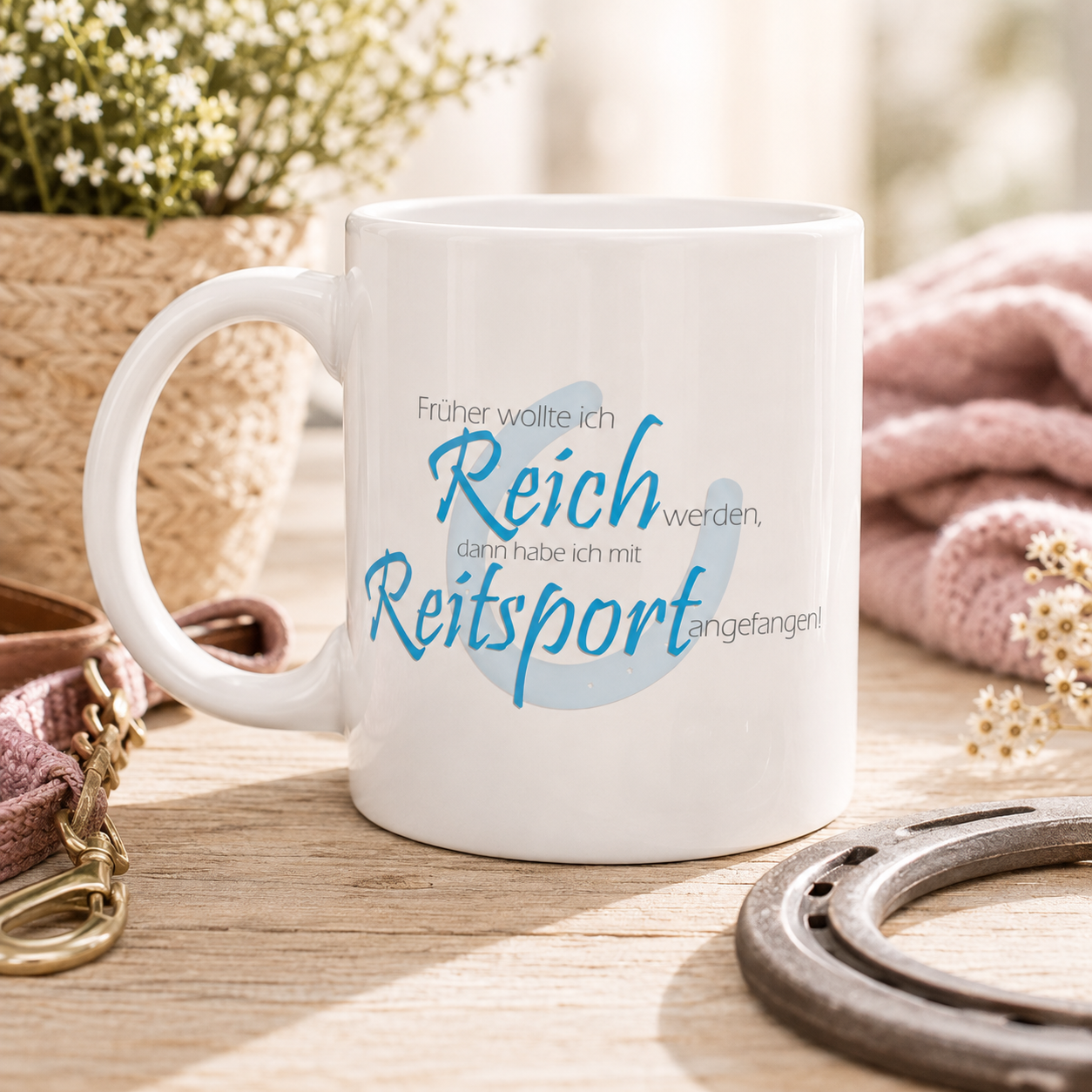 Tasse "Früher wollte ich reich werden..."