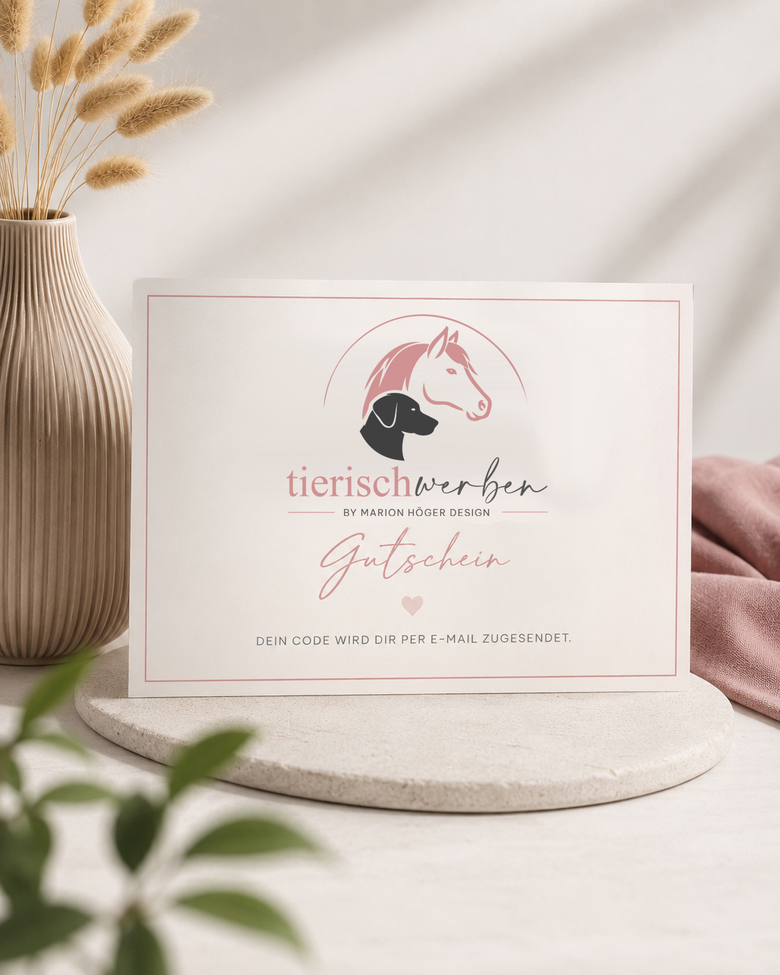 Virtueller Geschenkgutschein – tierisch Freude verschenken